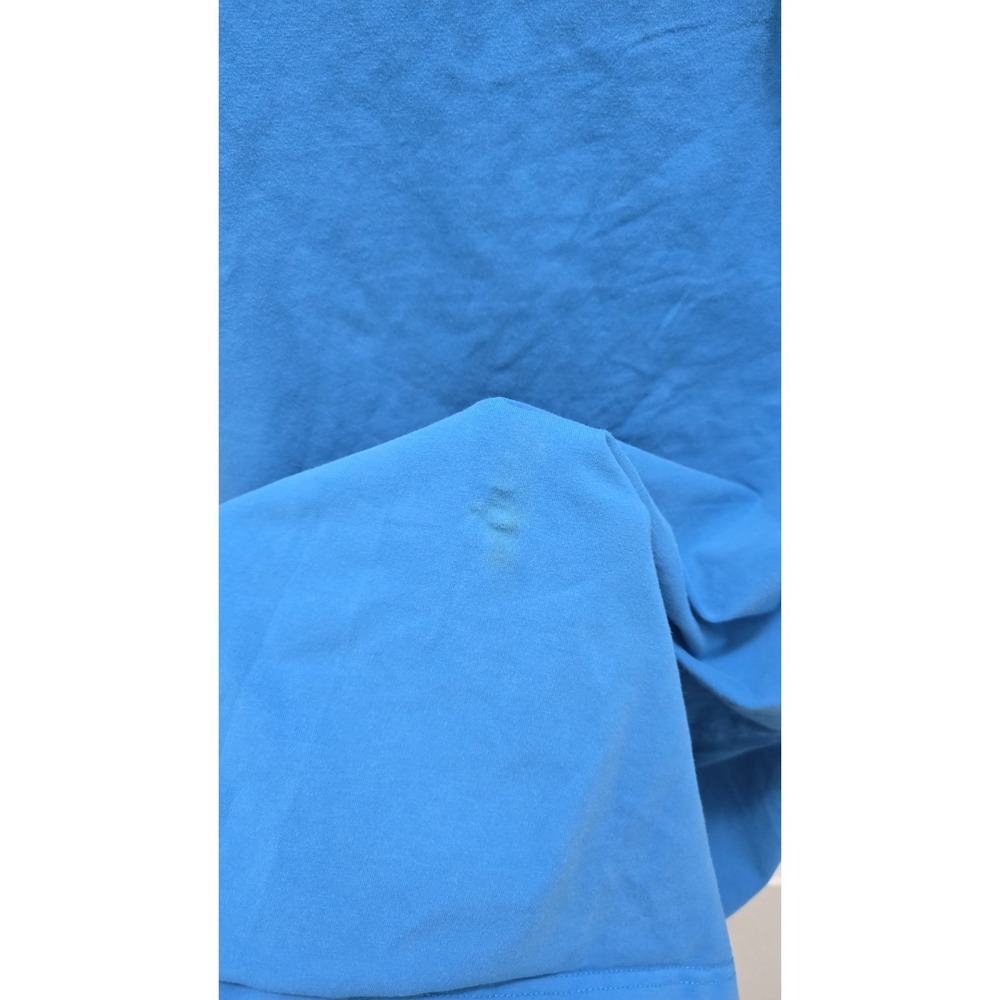 The Simpsons Bart Simpson Basketball Embroidered T Shirt Blue Mens 3XL Stretchy! - Picture 5 of 6